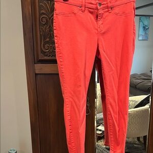 LILA RYAN Women's Skinny Jeans in Bright Red